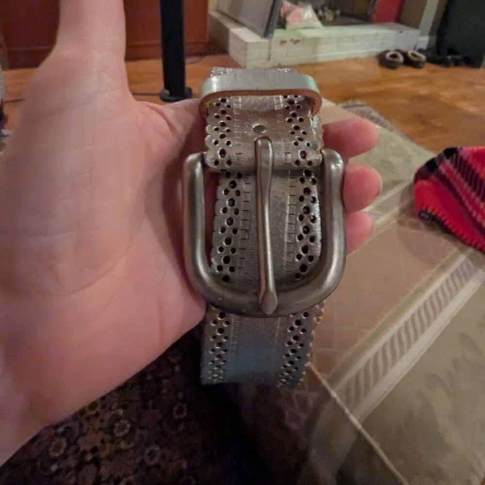 silver belt